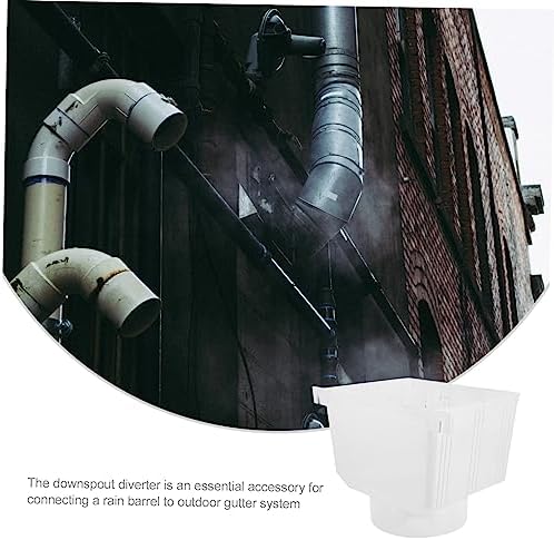 PVC Downspout Diverter for Rainwater Collection and Drainage Systems - Image 3