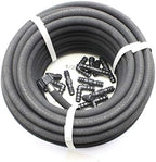 Taisia 1/2" Soaker Hose 75 ft Round Rubber Garden Soaker Hoses, Heavy Duty Drip Hose for Watering Irrigation, Water Seeper Soaker Hoses for Garden, Lawn and Plants - Image 5