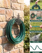 Ship Anchor Hose Holder Wall Mount Heavy Duty 125'5/8" Garden Hose Hanger - Image 2