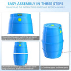 SQUEEZE master 50 Gallon Water Collection Barrel-Drinking Water Storage Barrel with Spigots-Emergency Water Supply System - Image 4