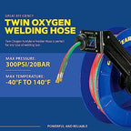 Goodyear Retractable Welding Hose Reel, 1/4" x 50 ft, 300 PSI - Image 3