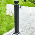 Antifreeze Garden Faucet, Freestanding Hose Stand with Brass Faucet, Weatherproof Water Column for Car Washing and Watering, 110cm Kit, Durable Yard Hydrant by Unknown
