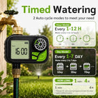 Sprinkler Timer for Garden Hose, Water Timer with Rain Delay, IP55 Weatherproof, Fits Standard 3/4" NH Hose Faucet - Image 3
