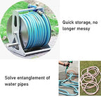 Portable Stainless Steel Wall Mount Hose Reel (Silver Hose reel) - Image 4