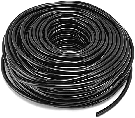 50m 4/7 Drip Soaker Hoses, Watering Hose for Garden Excellent Flexibility for Small and Narrow Planting Areas, Sprinkler Hose for Gardens Flower Beds Lawns by Unknown