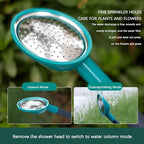 Plastic Watering Can for Indoor Outdoor Plants Long Spout with Removable Sprinkler Head - Image 3