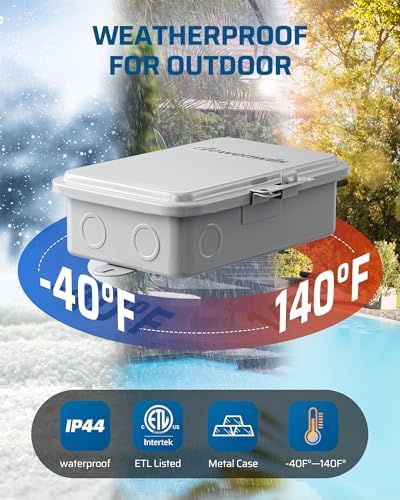 DEWENWILS 800 Series Z-Wave Long Range Timer, Heavy Duty 3HP 240VAC 40A - Image 4