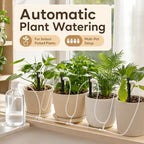 Automatic Plant Drip Irrigation Kit, 5 m / 16.4 ft Clear Tubing Self Watering System with 5 Adjustable Drip Emitters, Filter and Stakes for Indoor Potted Plants, Flowers and Balcony Garden - Image 2