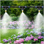 Garden Hose Misting Kit for Chicken Coops - Efficient Poultry Cooling System, Adjustable Nozzles, Easy Installation, Durable Water Sprinkler for Outdoor Use by Unknown