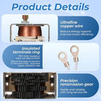Tallew Pool Timer Motor Compatible with WG1573-5 60Hz Time Clock Replacement Motor Compatible with T104M, T100, T170, T100, R201, T1400, T100-20 and WH Series (277V) - Image 3