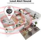 RUIKORING Water Leak Detectors for Home 4 Pcak, 120dB Adjustable - Image 5