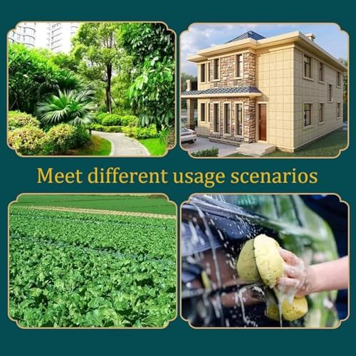 60CM Stainless Steel Vertical Hose Holder, Black Freestanding Outdoor Faucet Dispenser, Durable 304 Frost-Proof Design for Garden, Lawn, and Patio Use - Image 6