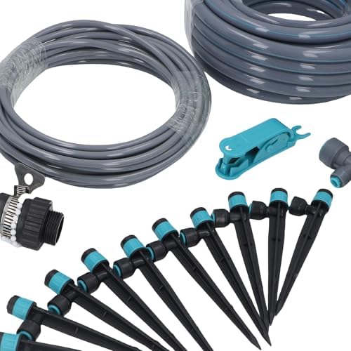 Drip Irrigation Kit 10m Hose with Adjustable Spray Nozzles Plant Watering System for Lawn Garden Greenhouse - Image 6