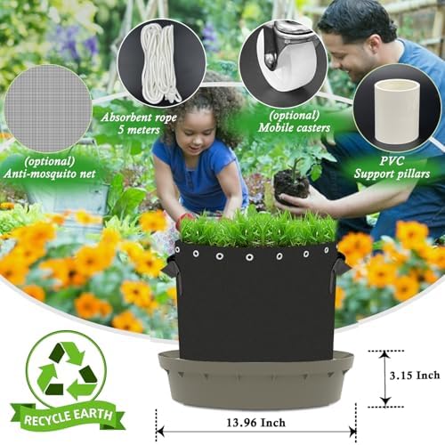 5-Pack Self-Watering Base with Visible Water Level - Image 6