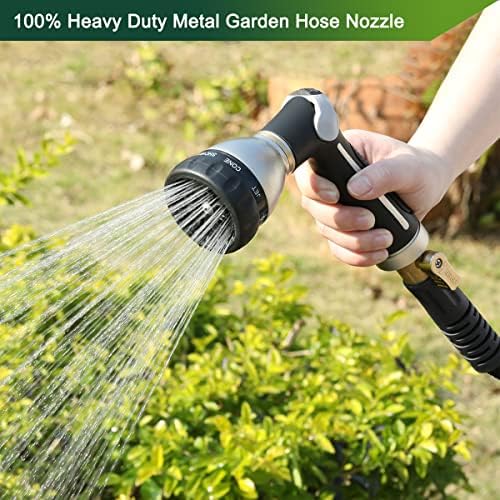 FANHAO Heavy Duty Gardening Tools + Garden Hose Nozzle Thumb Control - Image 2