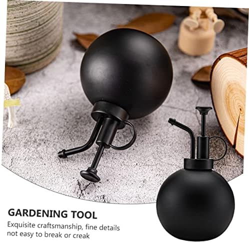 Watering Can and Spray Bottle 500ml Stainless Steel Xmas Black - Image 4