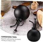Watering Can and Spray Bottle 500ml Stainless Steel Xmas Black - Image 4