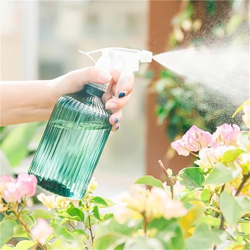 KeuLen Empty Spray Bottle,500 ML Gardening Plant Flower Watering Can Irrigation Sprayer Indoor Household Cleaning(Pink) - Image 7