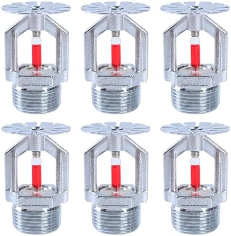 6 Pcs Fire Sprinkler Head, 3/4” NPT 155℉(68°C) Pendent Type Spray by ACYOGIE