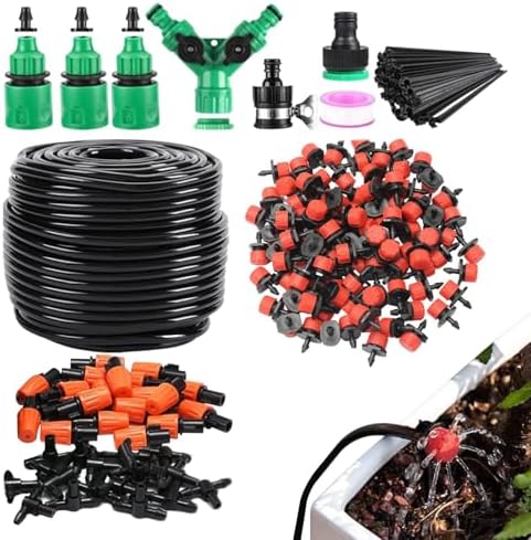 Drip Irrigation Kit 164 Ft Distribution Tubing by Unknown
