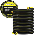 100 FT Garden Hose 5/8", Heavy Duty Rubber, Brass Fittings by PHLEXPROGardenToolsStandsForFlexibilityDurabilityAvailability