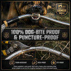 304 Stainless Steel Garden Hose 100 ft with 10-Function Spray Nozzle - Heavy Duty Metal Water Hose, Flexible & Kink Free Outdoor Hose, Dog Bite Proof Yard Hose for Outside, RV, Car Washing - Image 2