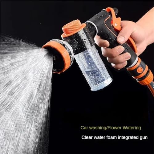 Foam Sprayer, Portable Auto Foam Lance Water Gun High Pressure 3 Grade Nozzle Jet Car Washer Sprayer Cleaning Tool Automobile Garden Wash,Car Washing(Green) - Image 6