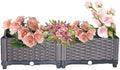 YSUEFIJO Raised Garden Bed Planter, Planters for Outdoor Plants, Elevated Garden Boxes Plant Pots, Grow Herbs and Vegetables Outdoors, Easy to Install by WELCOMETOYSUEFIJO