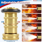 1 Inch NH/NST Fire Hose Nozzle Brass Fire Equipment Industial Heavey Duty Spray Jet Fog Nozzle - Image 3