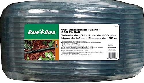 Rain Bird 500' Drip Irrigation Tubing and 25 PSI Drip System Pressure Regulator Bundle - Image 3