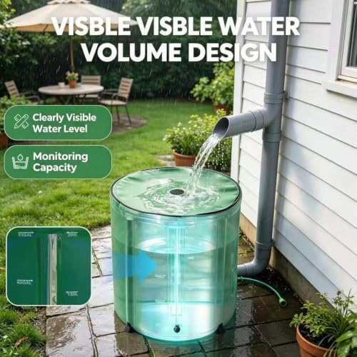 Rain Catcher Barrel,100L Folding Water Storage Tank, Rain Collection Barrel - Image 5