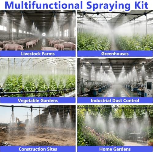 Greenhouse Irrigation Kit, Plant Misting System W/Adjustable Flow - Image 5