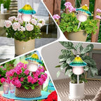 11 oz Large Plant Watering Globes 4 Pack Glass Self Watering Globes - Image 7