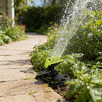 2026 Upgraded 16-Nozzle Oscillating Sprinkler, Adjustable Spray Pattern and Wide Coverage, Efficient Watering of Lawns, Yards, Gardens and Outdoor Plant Areas (Green) - Image 4