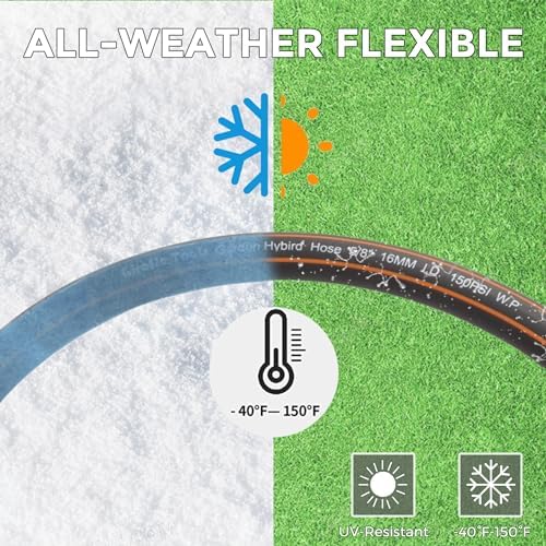 Giraffe Tools Garden Hose 5/8", 100ft with Shut off Valve - Image 6