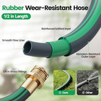 Garden Retractable Hose Reel, 1/2 Inch x 100 ft Wall Mounted Garden Hose Reel with Any Length Lock, Upgraded Slow Return System and 180°Swivel Bracket - Image 2