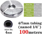 Watering Tubing Hose Pipe, PVC Garden Water Hose Irrigation Wate Tube1/8'' 1/4'' 3/8'' (Size : 4l7mm x 100m) - Image 2