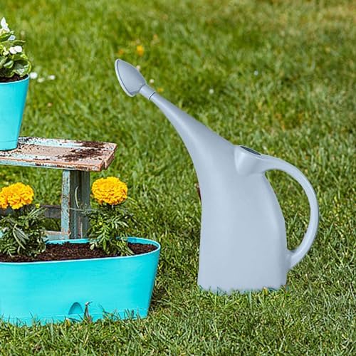 Gray Indoor Watering Can with Long Spout 2L - Image 6