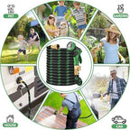 25 FT Non-Expanding Garden Hose, 2026 New Upgrated Non-Expandable Garden Water Hose - Ultra-Light & Flexible Burst-Resistant, Kink-Free Garden Hoses, All-Weather Use for Lawns, Gardens,Outdoor - Image 7