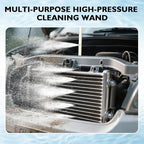 48" and 24" Radiator Cleaning Wand Set, 8 Nozzle Tips Pressure Washer Wand with Adapter Set, Water Air Cleaning Wands for Cars, Trucks, Trailers, Heavy Machinery - Image 6
