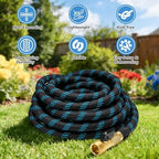 75 FT Non-Expandable Garden Hose, 2026 Upgraded Lightweight Garden Hoses,Ultra Durable & Flexible Non-Expanding hoses with 10 Function Sprayer, Leak proof, Pressure Resistant for Yard, Outdoor - Image 2