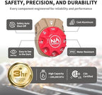 NO WORRIEZ 3 Hour Bypass Safety Auto Shut-Off Gas Timer for Propane & Natural Gas | Outdoor Grill, Fire Pit, Pizza Oven | – 100,000 BTU w/ 3/8" Flared Male Connector & Female Hose, Patent Pending - Image 4