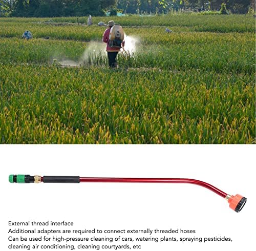 Garden Watering Wand, Adjustable Water Sprayer, High Rise Stick Sprinkler, Aluminum Alloy Plant Watering Wand for Yard Farm Irrigation - Image 5