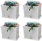 Good Ideas Savannah Colonial Style Rain Saver with Planter Top, 42 Gallon by GoodIdeas
