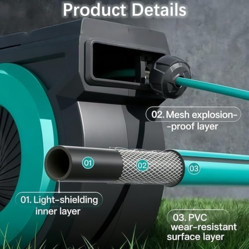 Retractable Garden Hose, Retractable Hose Reel - Image 4