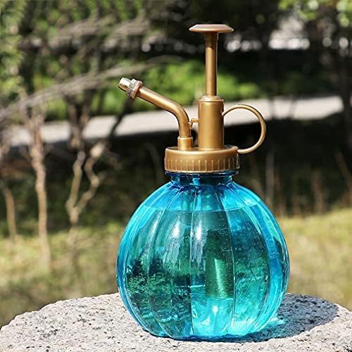 SUNESA Watering Can Plant Mister Spray Watering Can 350ML Vintage Flower Watering Can with Pump Plant Hand Press Spray Bottle Plant Mister - Clear Glass Spout Water Can (Color : White) - Image 6