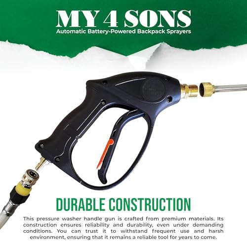 My 4 Sons M4 Backpack Sprayer Pressure Washer Handle Pistol - Image 3