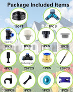 360° Adjustable Drip Irrigation System – Garden Watering Sprinkler System - Image 2