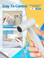 BRITULIF Bidet Sprayer for Toilet, Adjustable Pressure, Matte White - Image 6