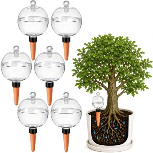 26 oz Extra Large Plant Self Watering Globes XXL for Outdoor Indoor (6Pack) by Ontuz